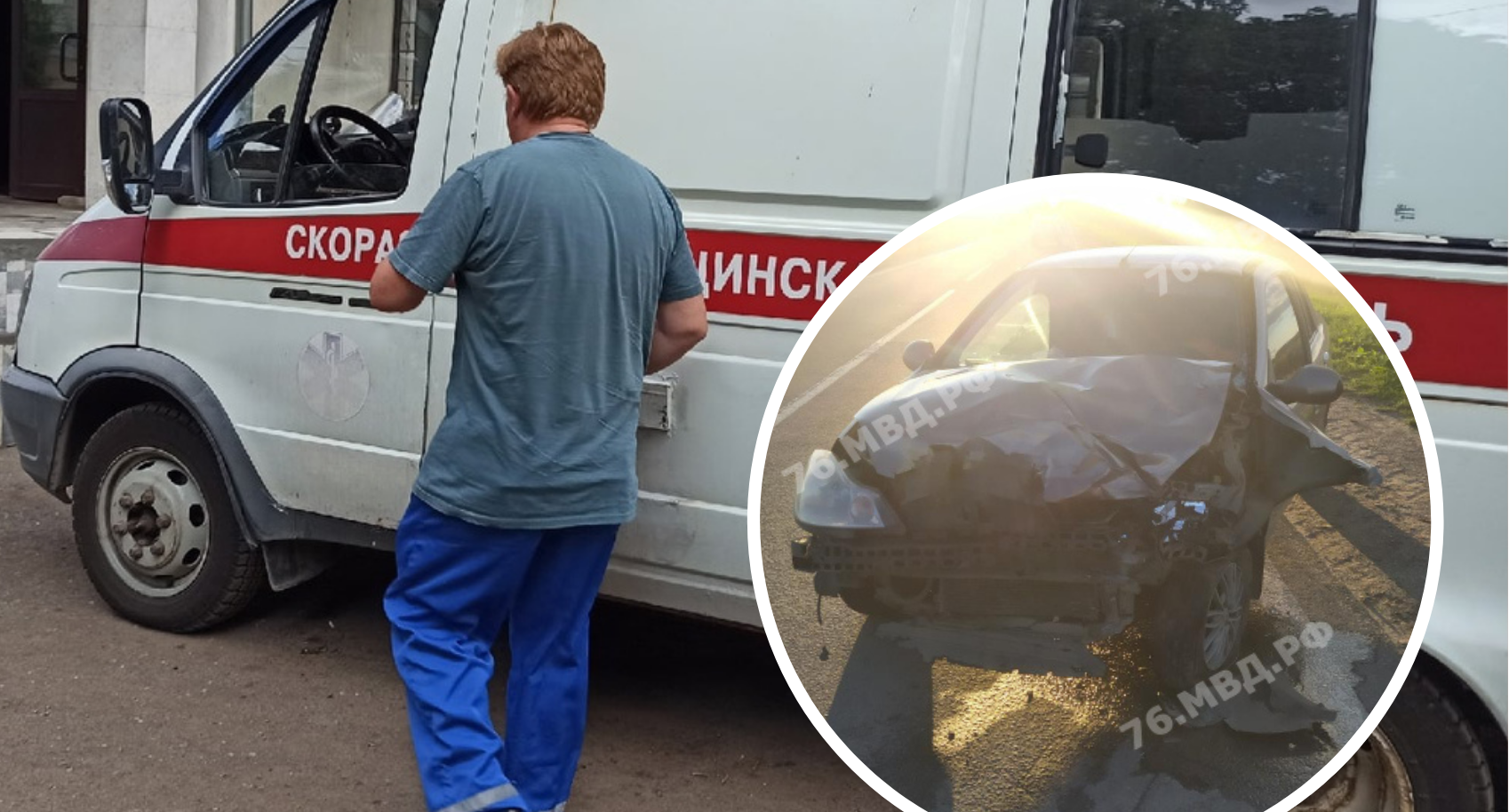 Врачи борются за жизнь водителя: в ДТП под Ярославлем пострадали три человека