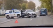 Машина полиции попала в ДТП в Ярославле: видео