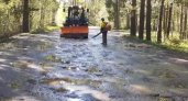 Гонят лужи ветродуями: в Ярославской области подрядчики попались на мокром ремонте дорог