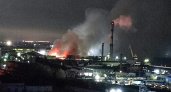 В пожаре на территории судостроительного завода в Ярославле пострадали около шести человек