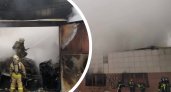 Больше 15 машин пожарных: в Ярославле горит АТП