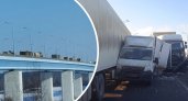 «Стоит намертво»: Ярославль встал в километровую пробку из-за ДТП с фурой