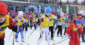 Детские гонки XVI Деминского марафона. На старте - самые юные лыжники
