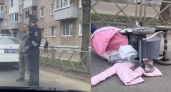 Коляска сделала сальто: в Рыбинске водитель на переходе сбил младенца