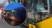 В Ярославле столкнулись "Яавтобус" и троллейбус