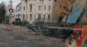 В Ярославле подрядчики бросили перерытую дорогу возле школы