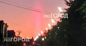 Световой столб над Ярославлем обещает дачникам богатый урожай