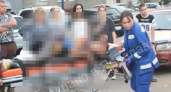 «Лужа крови и торчащая кость»: на улице Нефтяников сбили самокатчика