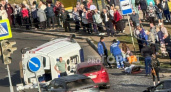 В Тутаеве двое врачей пострадали в перевернувшейся машине скорой помощи
