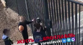 Подростки ломают качели и забор в ярославском ЖК — жильцы дали последний шанс