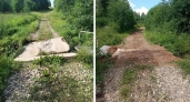 В ярославской деревне восстановили мост, из-за которого жители были отрезаны