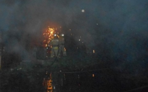 В Ярославле сгорел гараж