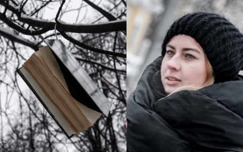 В стиле Тима Бертона:книжное дерево появилось в Ярославле