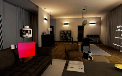 Установить приложение и попасть в виртуальную гостиную с большим интерактивным экраном может любой желающий