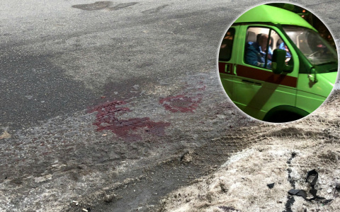 "Их было двое - один умер": лужи крови остались на месте ночного ДТП в Ярославле