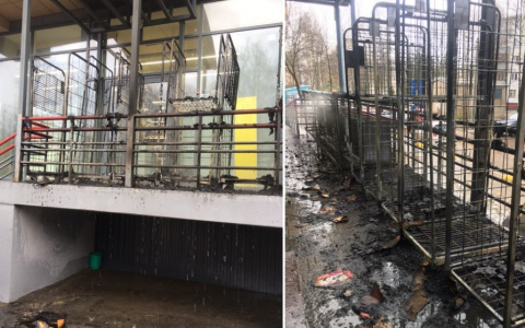 ЧП в известном магазине: огонь вспыхнул у супермаркета в Брагино