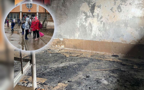 «Подозревают поджог»: 740 малышей эвакуировали из-за пожара в школе в Ярославской области