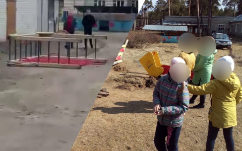 «Дети смотрели и плакали»: под Ярославлем снесли детскую площадку. Видео