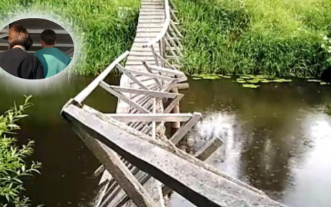 "Пусть по воздуху летают": под Ярославлем "тропа жизни" превратилась в труху