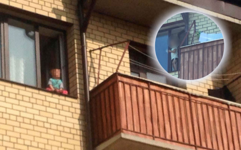Полиция взломала дверь: танцующих на окне малышей забрали у матери в Ярославле