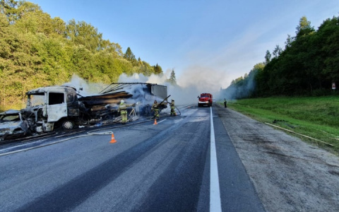"Сгорели заживо на трассе": ярославцы сообщают о смертельной аварии. Видео.
