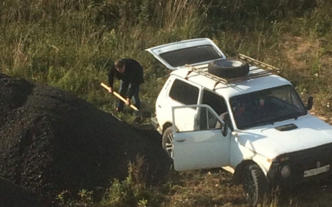 Воруют у себя же: ярославцы разворовали асфальтную крошку для будущей парковки