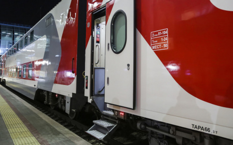 Новогодний экспресс: в Ярославль прибыл первый двухэтажный поезд из Питера