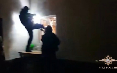 Автоматами и ногами били окна: под Ярославлем взяли банду, похитившую 18 миллионов. Кадры