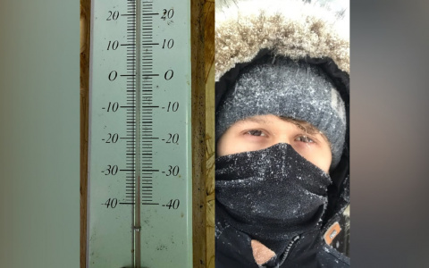 Самый морозный день: ярославцы засняли аномальные температуры
