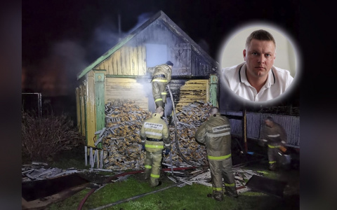 "А ты сиди ровно": сосед сжег баню депутату, который помогал его жене и детям. Видео