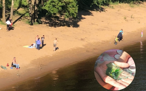 «Дети достают стекла»: ярославцы в ужасе от гор мусора возле водоема