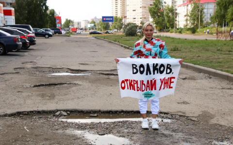 Волчатник для мэра: ярославские активисты партии «Новые люди» требуют ускорить ремонт дорог