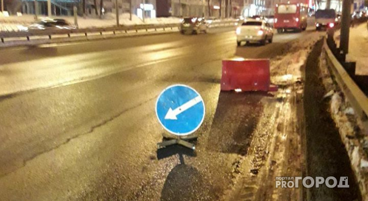 В Ярославле на Московском проспекте обрушился грунт