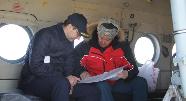 Ярославские спасатели с воздуха оценили паводковую ситуацию в регионе