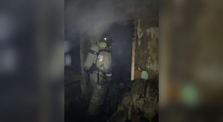 Ночная трагедия в Рыбинске: в пожаре погиб молодой мужчина