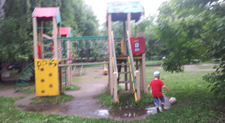 В Ярославле видеокамеры подловили яжмать-клептоманку на детской площадке