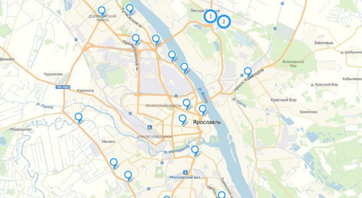 Здесь указаны все камеры ГИБДД в Ярославле: карта ловушек для водителей