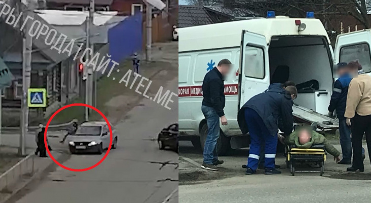 Остолбенели от страха: авария с пешеходом в Рыбинске попала на видео