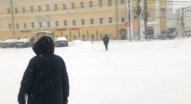 Затяжные снегопады идут на Ярославль: когда ждать
