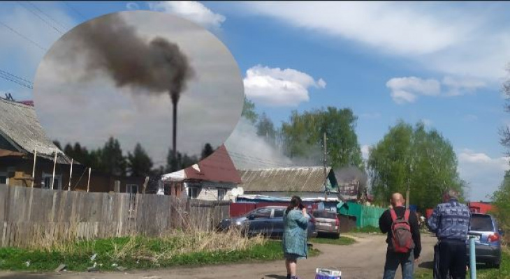 Черный дым застилал небо: под Ярославлем провели проверку из-за выбросов завода