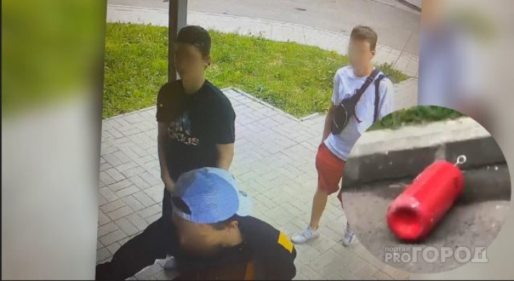 "Рядом дети": в Ярославле подростки с высоты 18 этажа сбросили огнетушитель. Видео