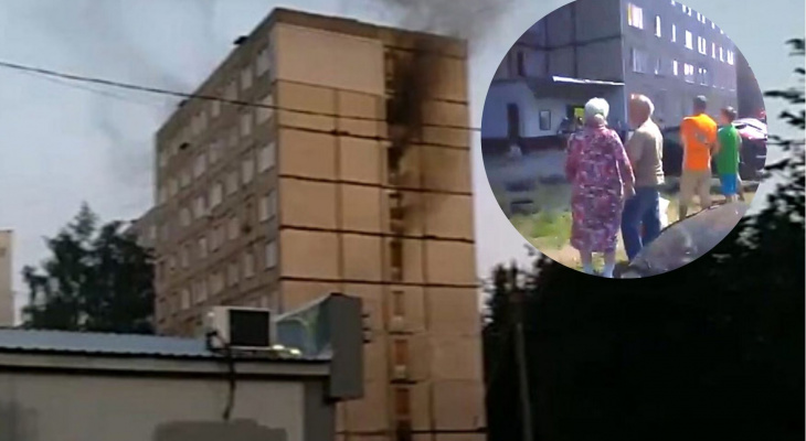 «Бомж завалил пожарный выход»: в Ярославле в пожаре погиб человек