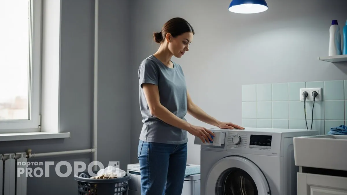 Забытая кнопка на стиральной машине растворяет даже самые въевшиеся пятна без замачивания