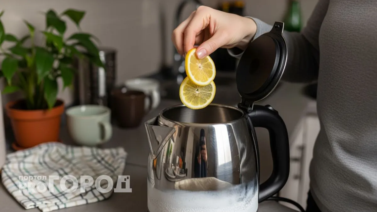 Добавляю лимонные дольки в чайник и накипь сходит пластами: натуральный способ без химии и запаха