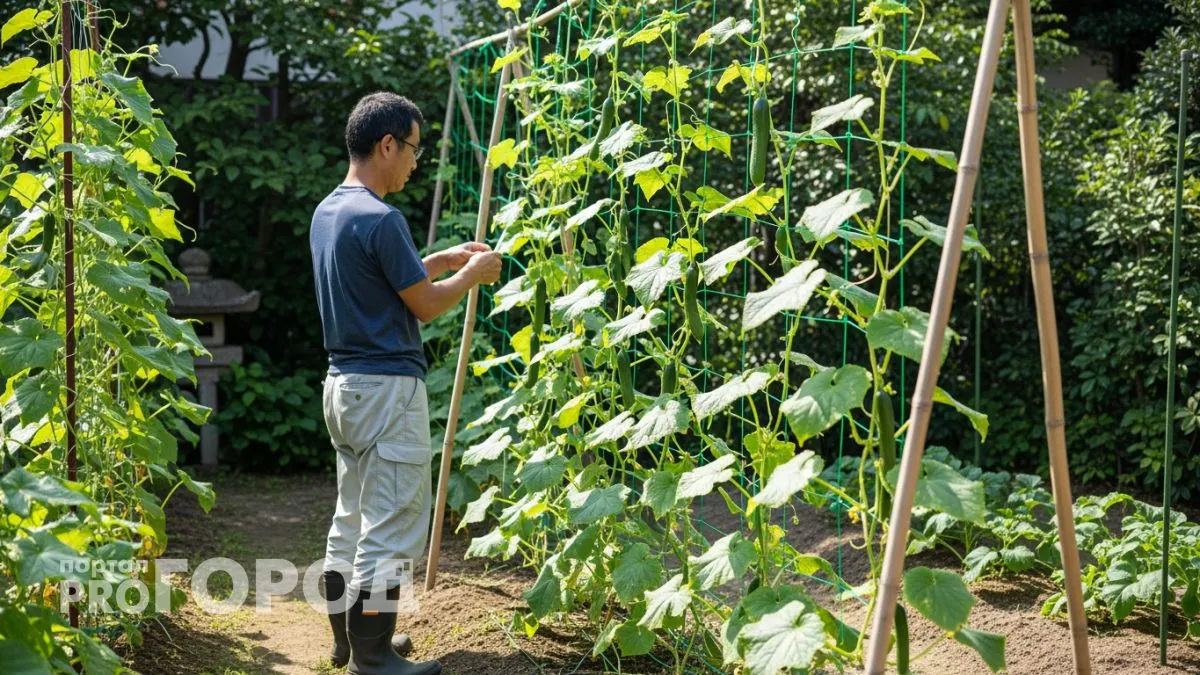 Японский способ посадки огурцов изменил всё: теперь собираю урожай мешками до самых заморозков