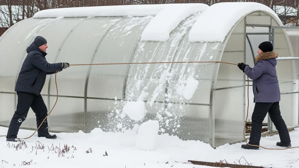 45 тысяч ушли за одну ночь: как я перестал верить продавцам теплиц и научился укреплять каркас за 15 минут — теперь снегопады не страшны