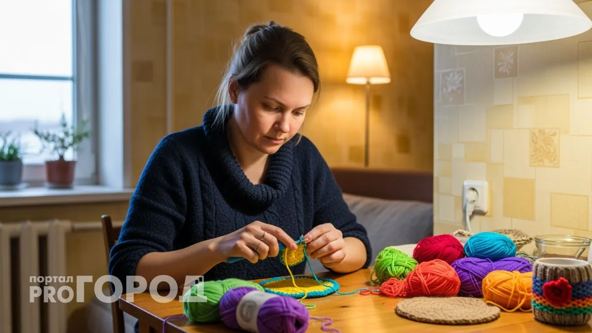 Бабушка из третьего подъезда научила меня превращать клубочки пряжи в домашние необходимости