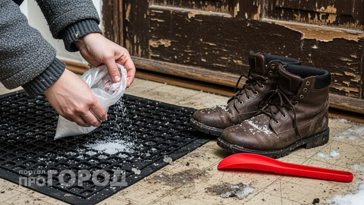 Щепотка соли в прихожей заменила мне половину бытовой химии: делаю так уже 3 года подряд