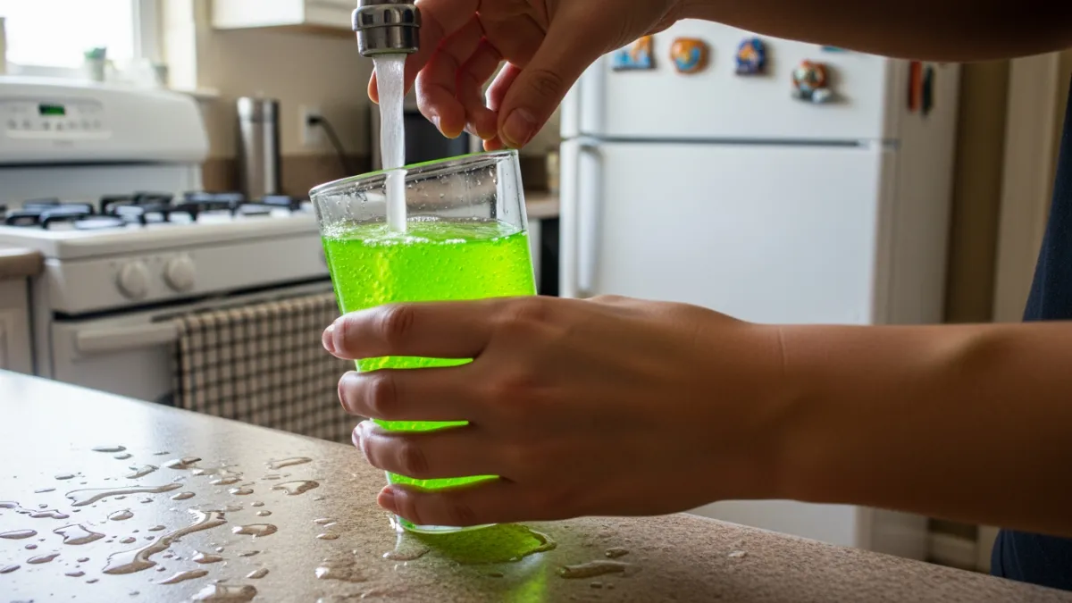 Ростовчане сутки пили воду цвета тархуна — власти молчат