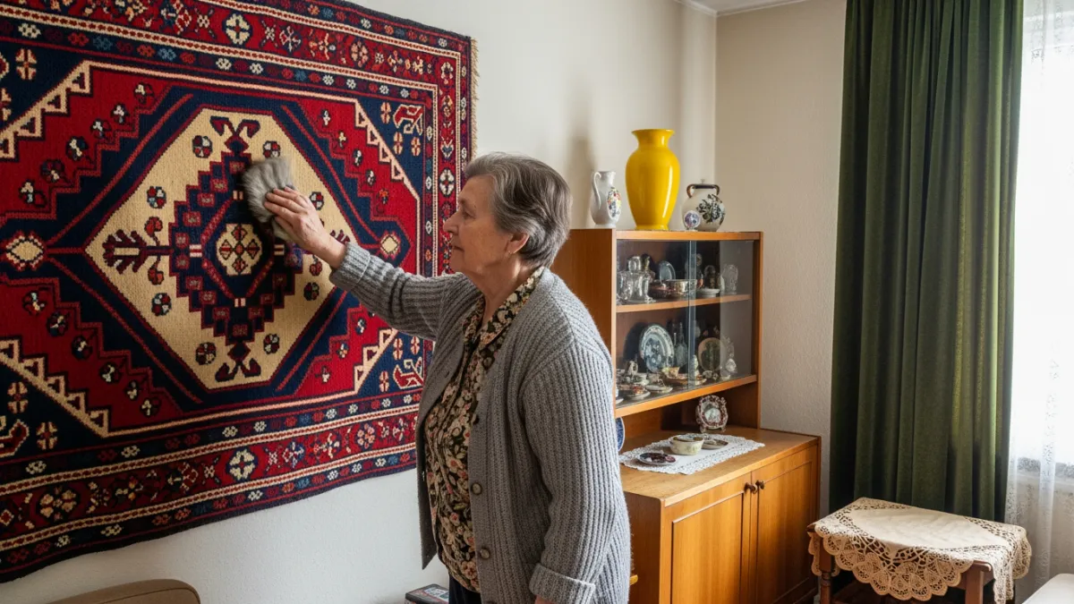 Ковёр на стене — не пережиток прошлого: 3 причины вернуть моду СССР в современный интерьер